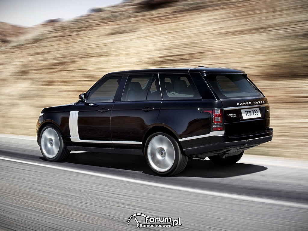 Range Rover Vogue SDV8, na trasie
