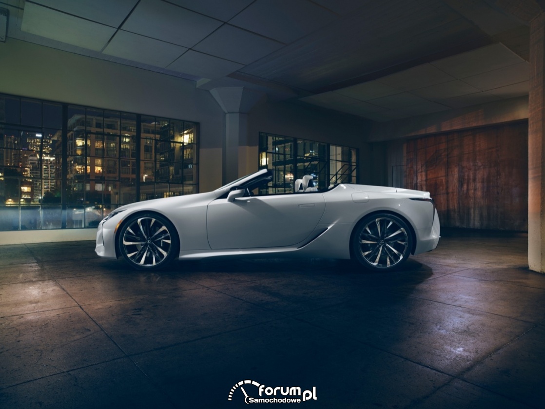 Lexus LC Convertible, kabriolet, bok