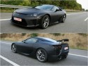 Lexus LFA, czarny mat