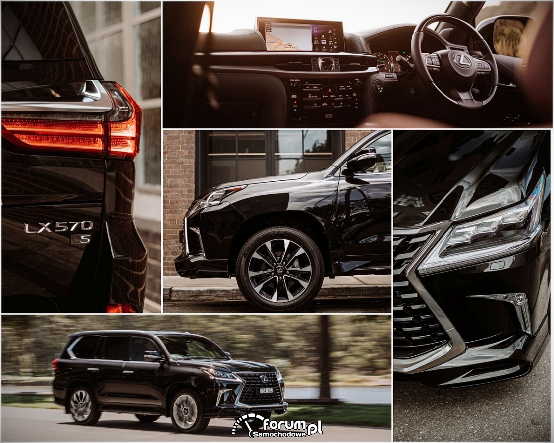 Luksusowa terenówka w eleganckim wydaniu - Lexus LX 570 S