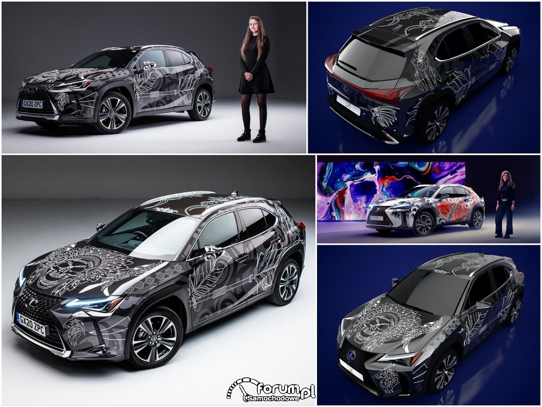 Lexus UX z pióropuszem zdjęcie Galeria Lexus