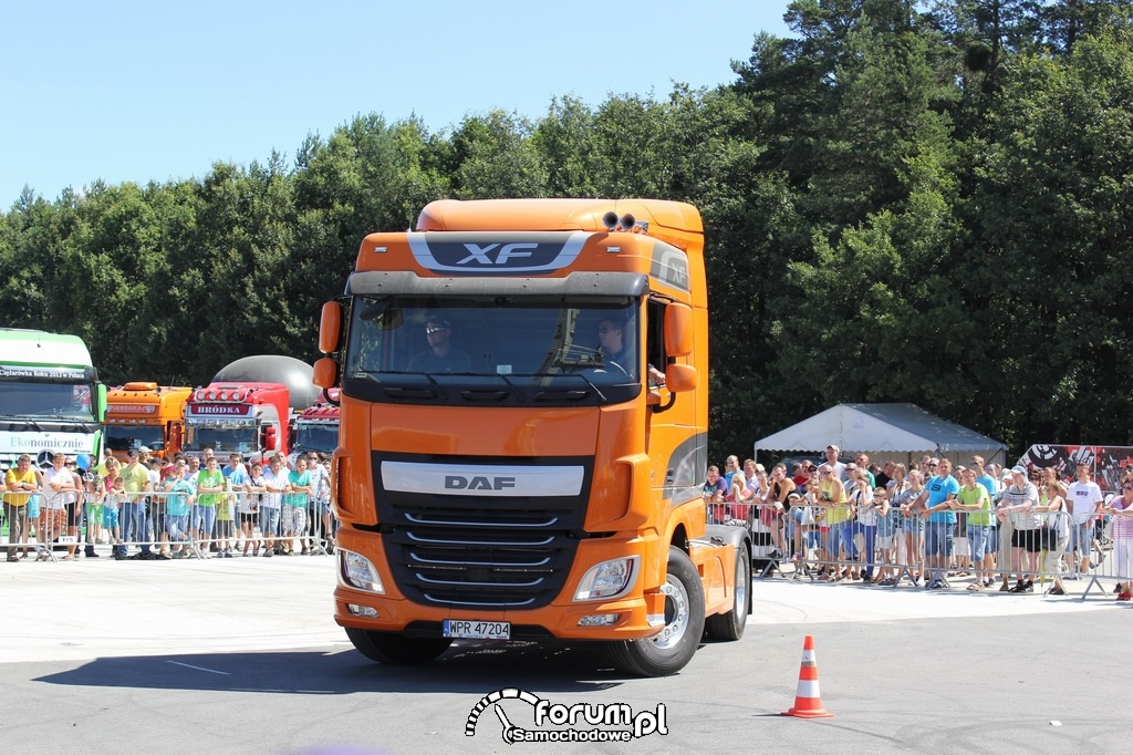 DAF XF Euro6, plac manewrowy