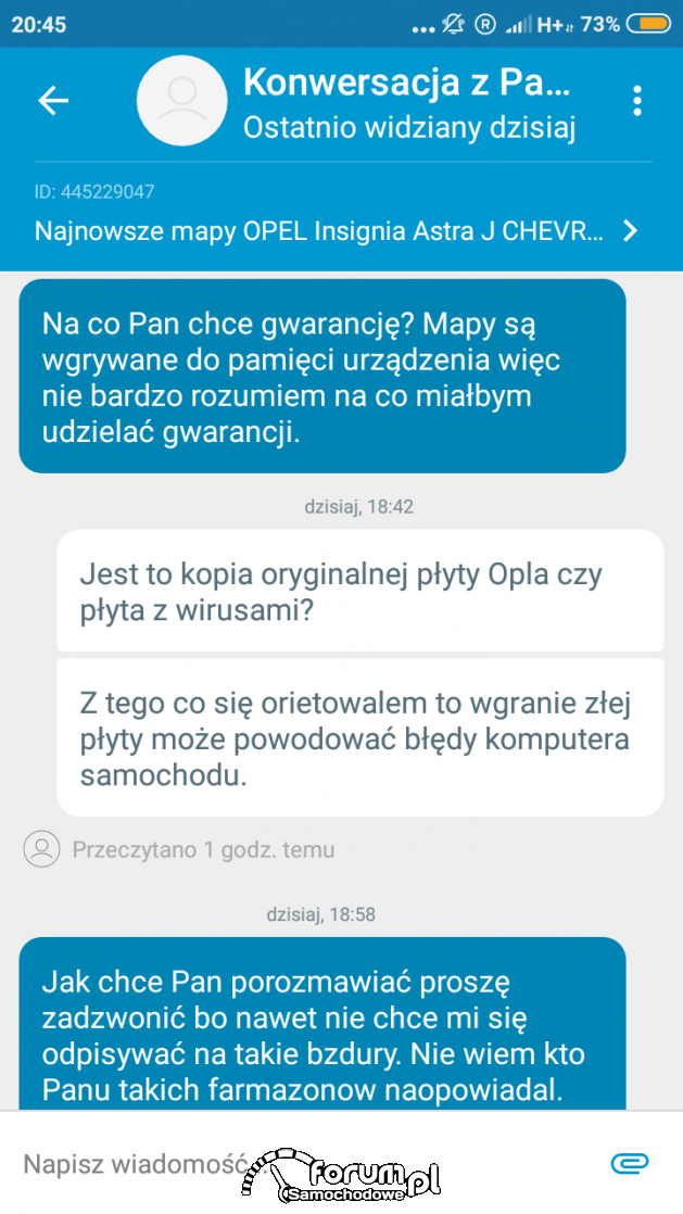 Aktualizacja mapy - Opel Astra J