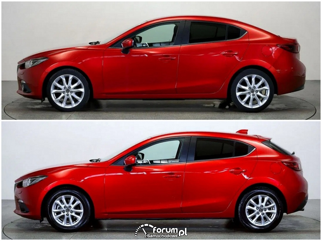 Mazda 3 BM/BN 2013-2019 - hatchback vs sedan
