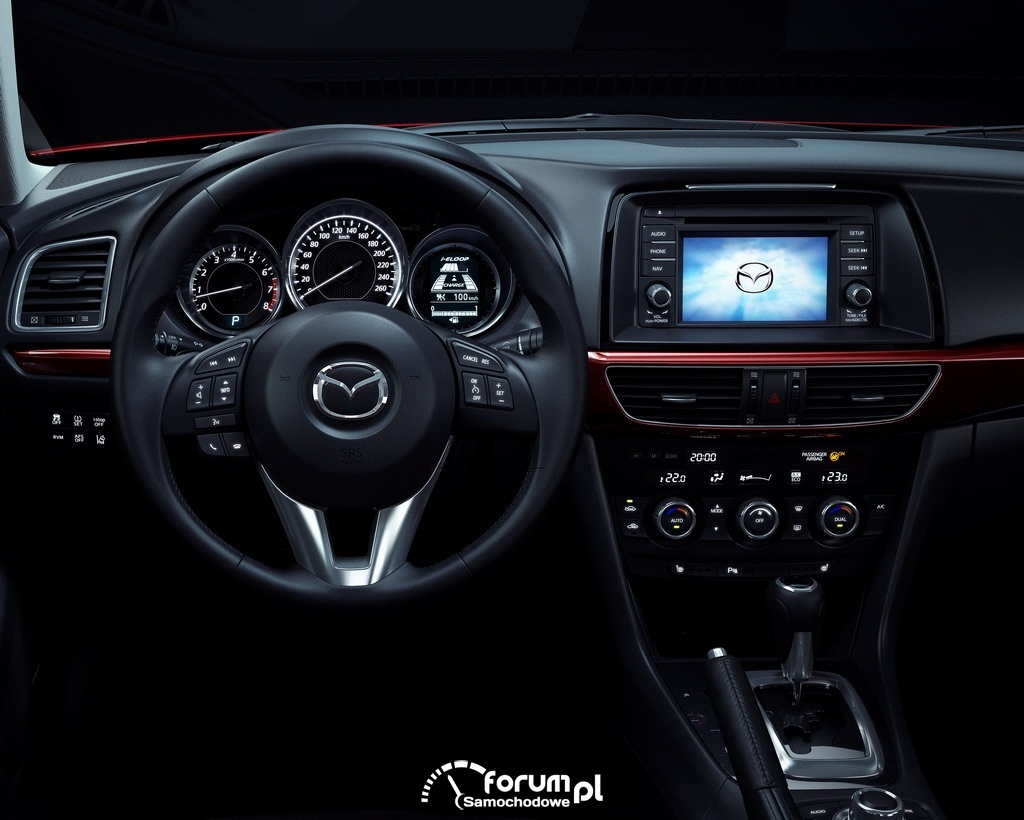 Kokpit, deska rozdzielcza, Mazda6, Sedan, 2012 zdjęcie