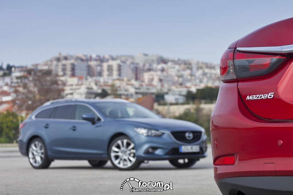 Mazda6 Kombi, logo, 2013, samochód rodzinny