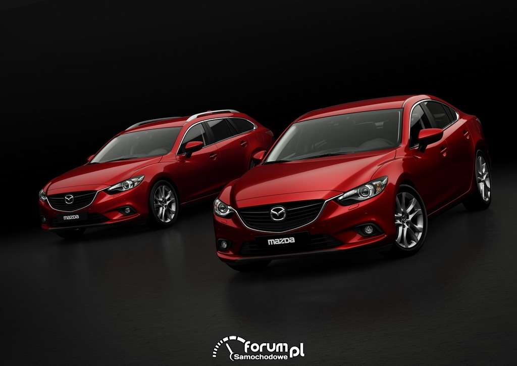 Mazda6 Sport kombi, Mazda6 sedan, przód, 2012