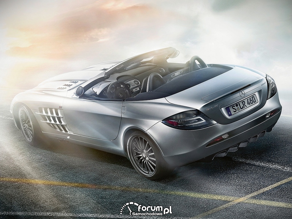 Mercedes-Benz SLR Mclaren Roadster 722s, tył