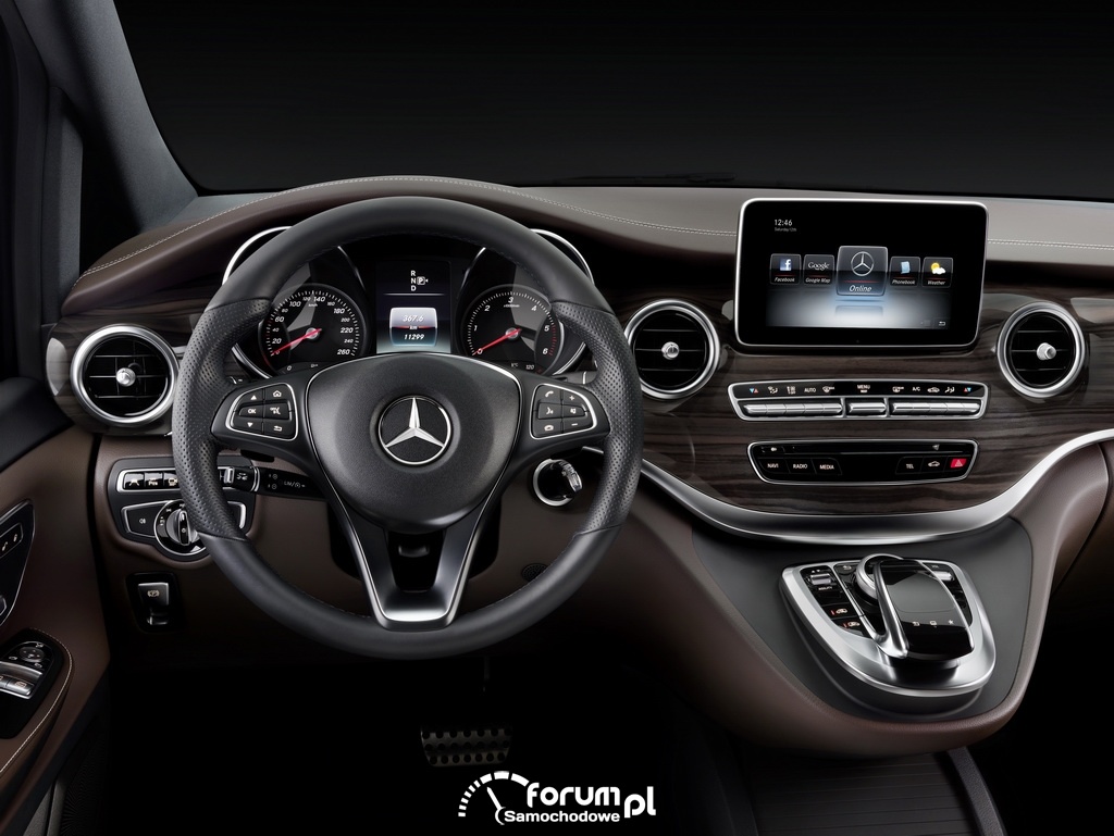 Mercedes Klasa V, wnętrze