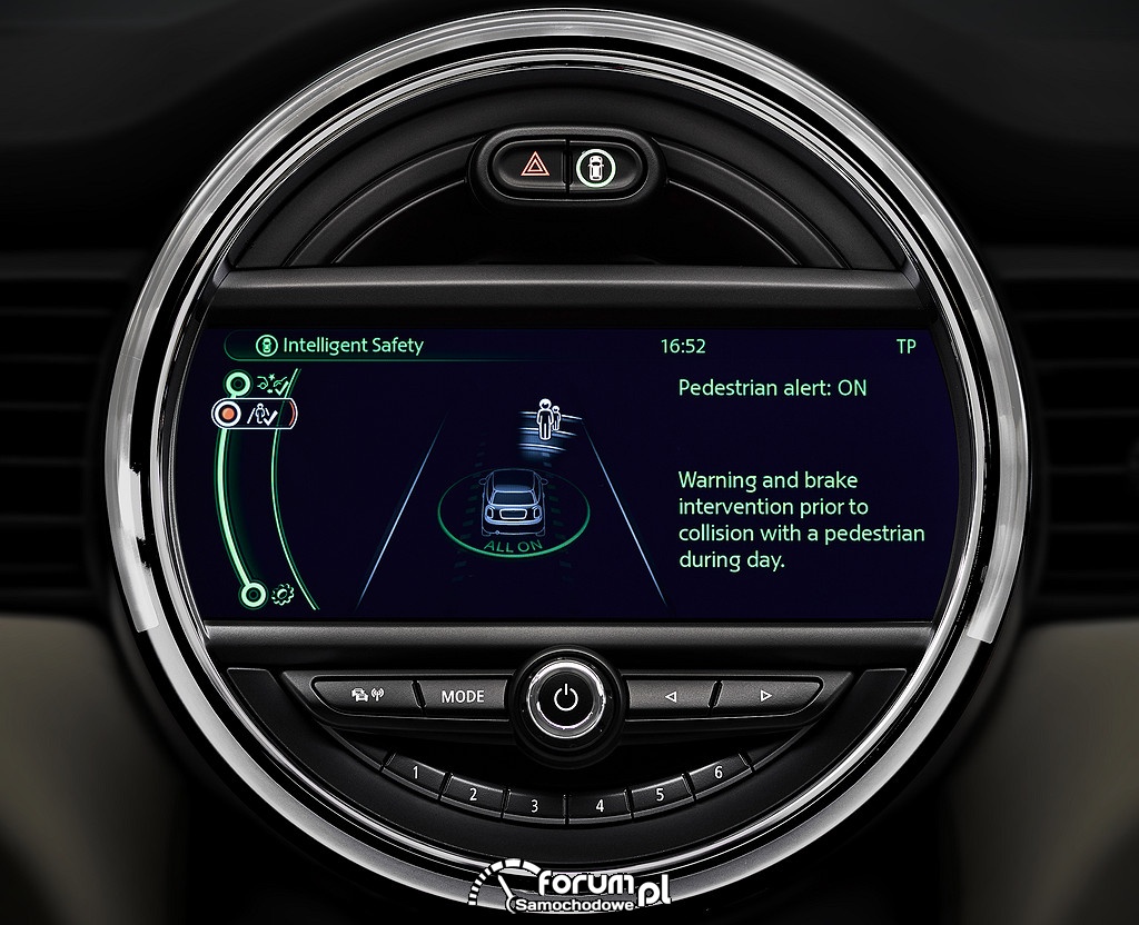 Driving Assistant w nowym MINI