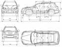 Mitsubishi Outlander I wymiary