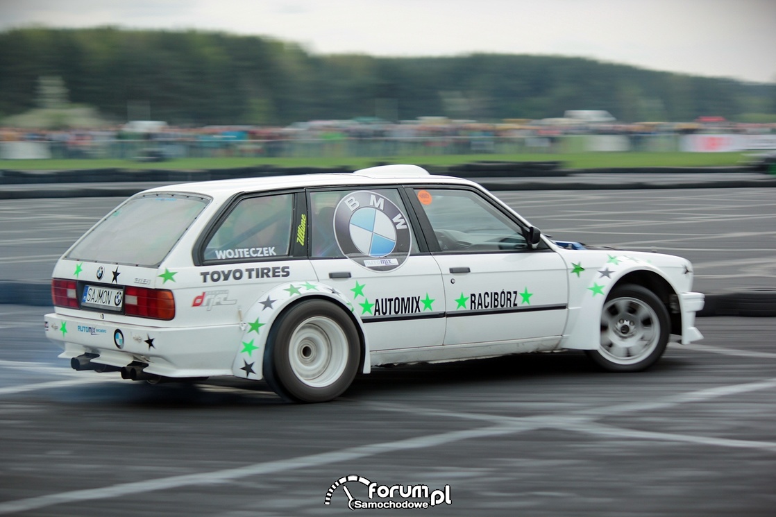 BMW E30, kombi, drift