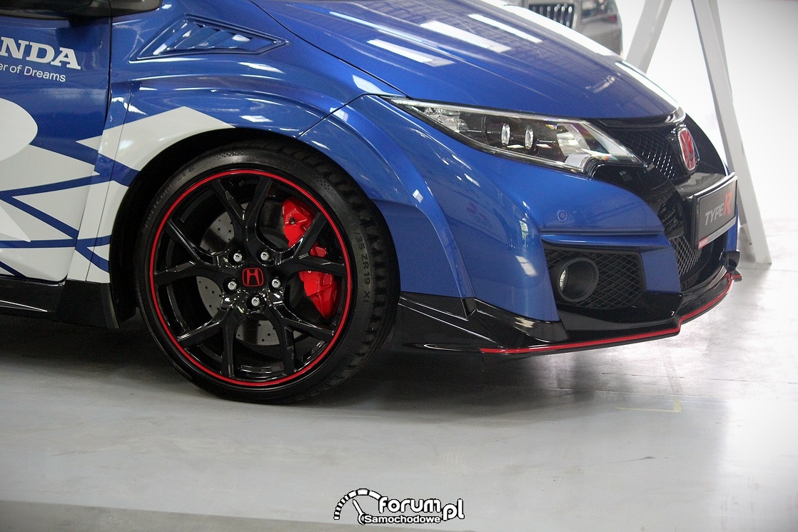 Honda Civic TypeR, alufelgi zdjęcie Moto Session 2016