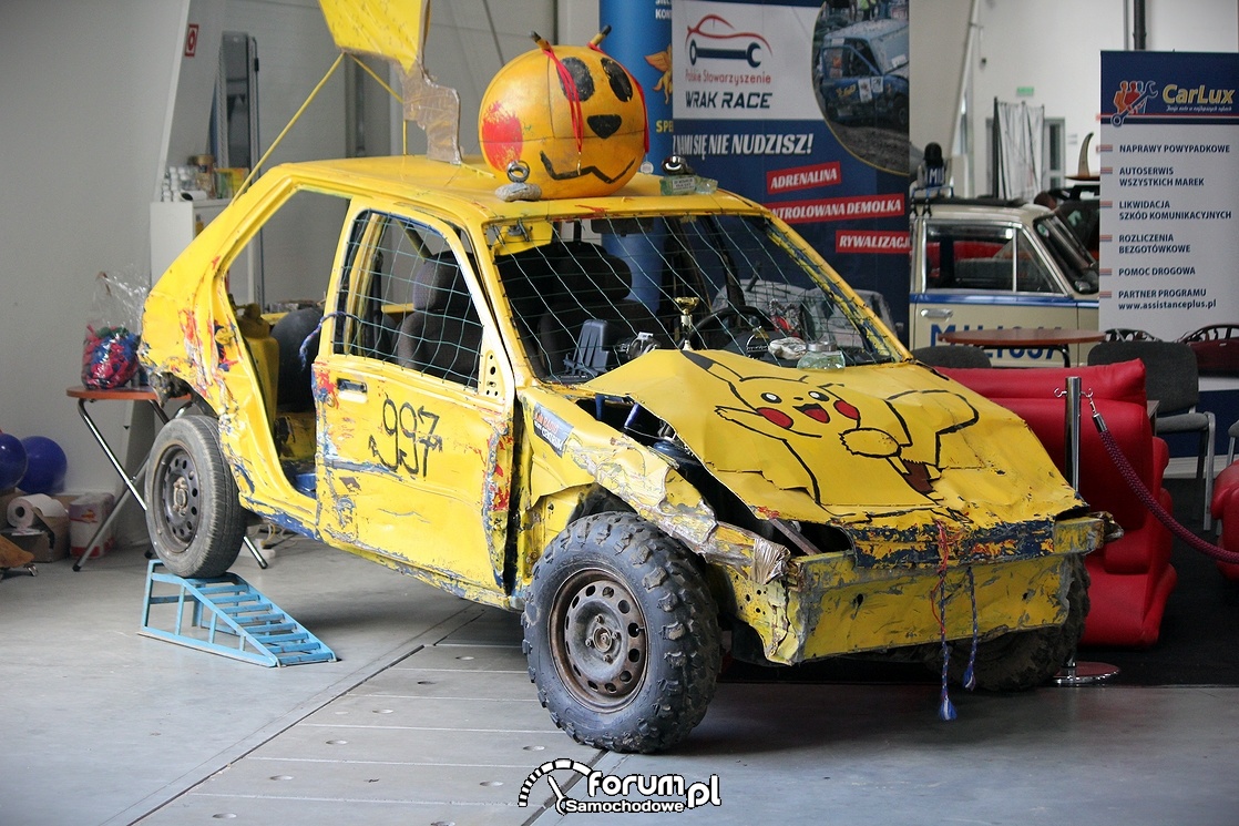 Samochód wrak, wrak race