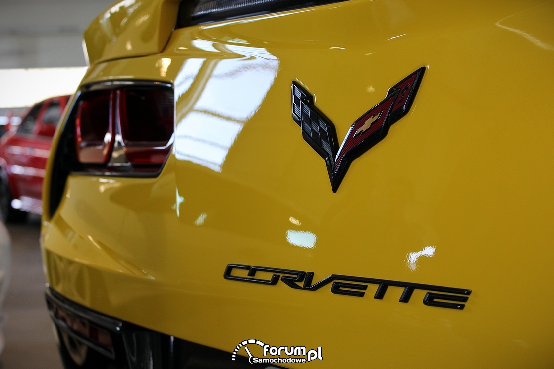 Chevrolet Corvette C7, logo zdjęcie Moto Session 2017