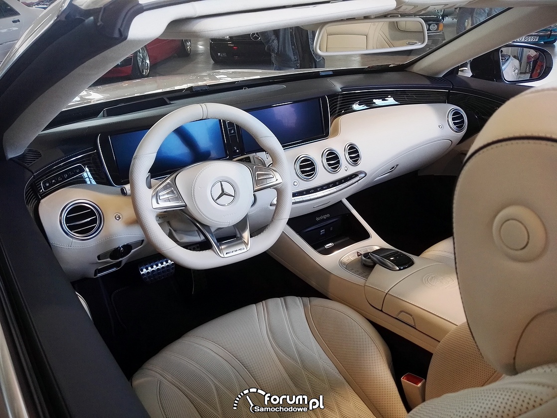Mercedes S-Class Cabriolet, wnętrze