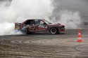 BMW E30, Drift, biały dym