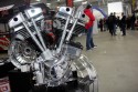 Silnik motoru, polerowane aluminium