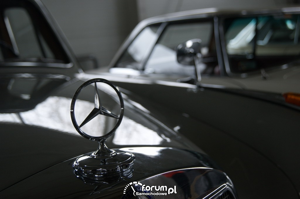 Mercedes-Benz W128 220SE Ponton, 1959 rok, gwiazda na masce
