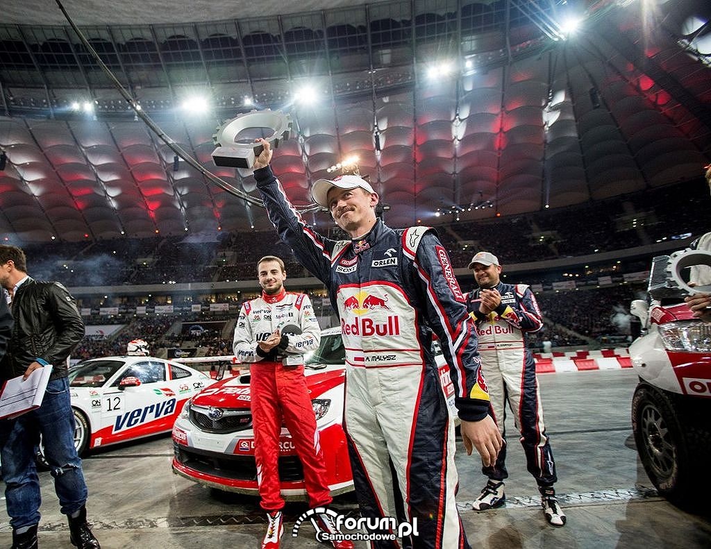 Rajdowy pojedynek Małysz vs. Grönholm na Stadionie Narodowym