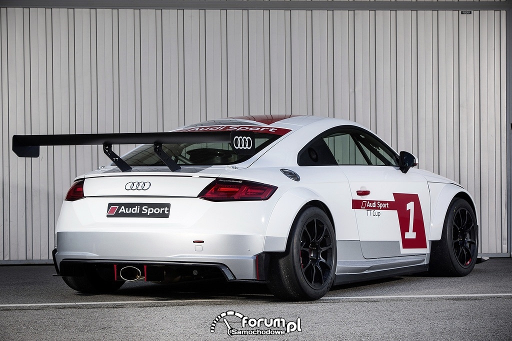 Audi Sport TT Cup, wersja wyścigowa, tył