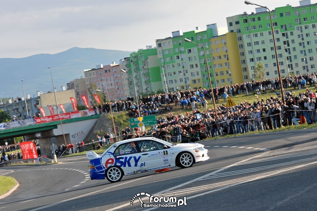 Habaj, Mitsubishi Lancer Evo IX, Rajd Karkonoski 2012, 4