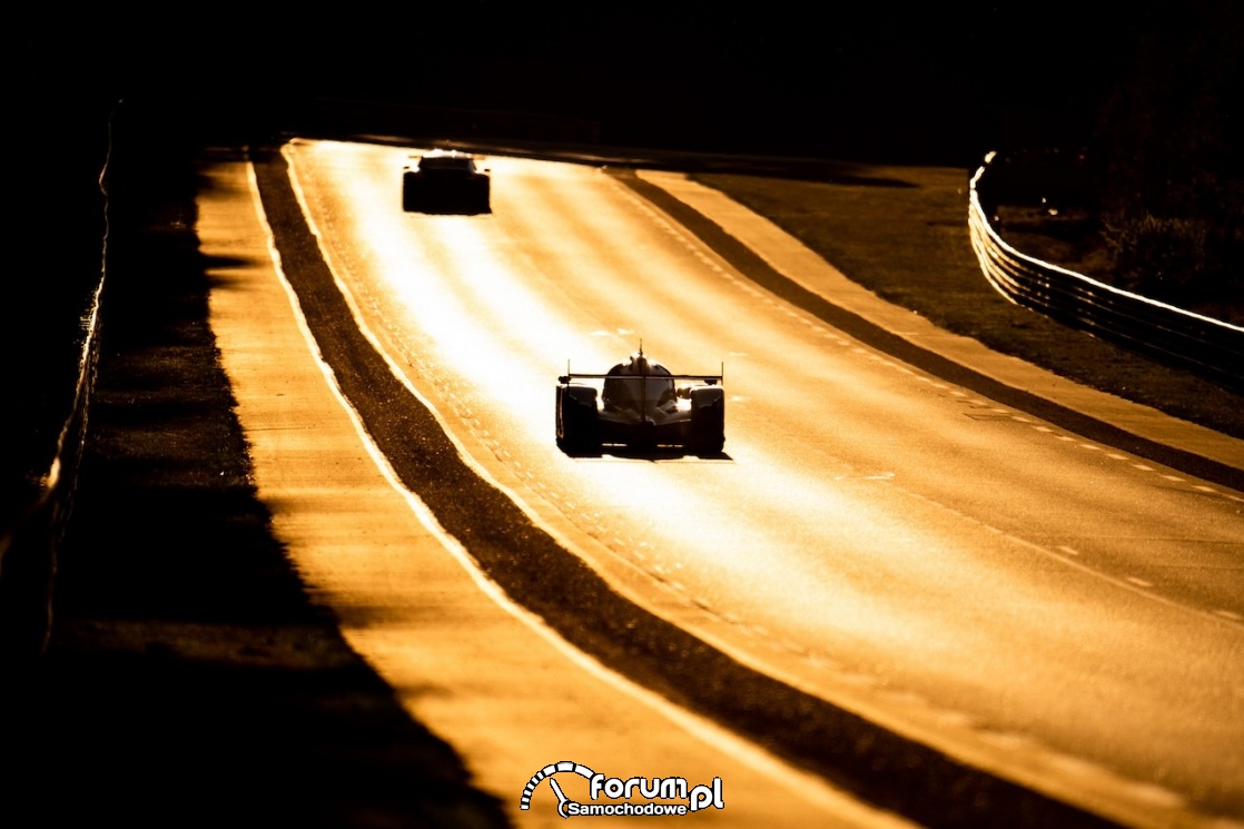 Le Mans Toyota, tor w słońcu