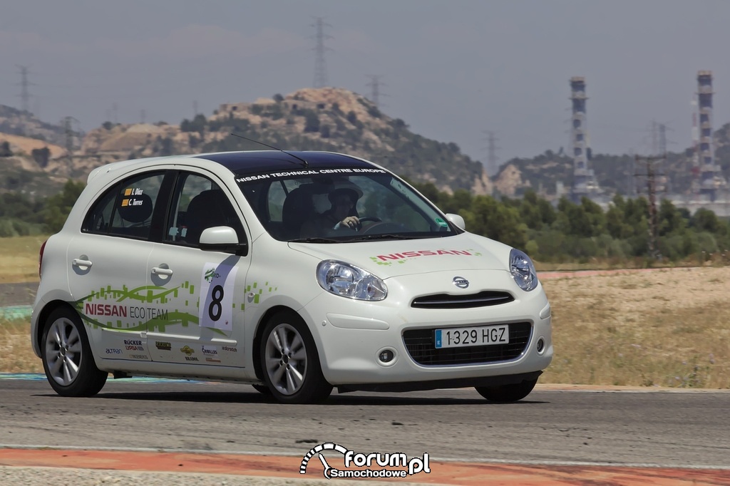 Nissan Micra - zawody ECOseries 2013, Nissan Eco Team