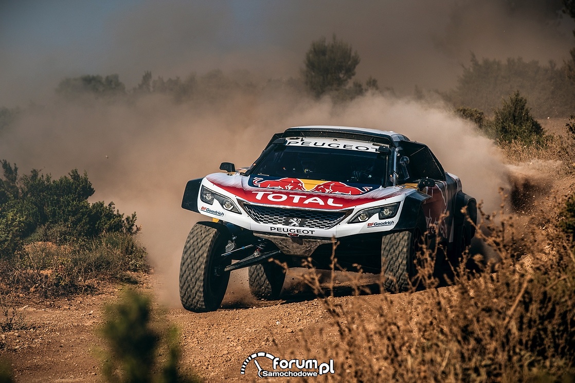 Peugeot 3008DKR Maxi, podczas rajdu