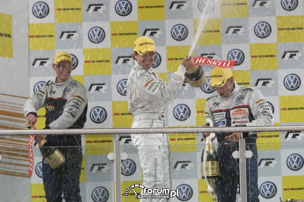 Puchar Scirocco R 2012, Adam Gładysz na podium, 2