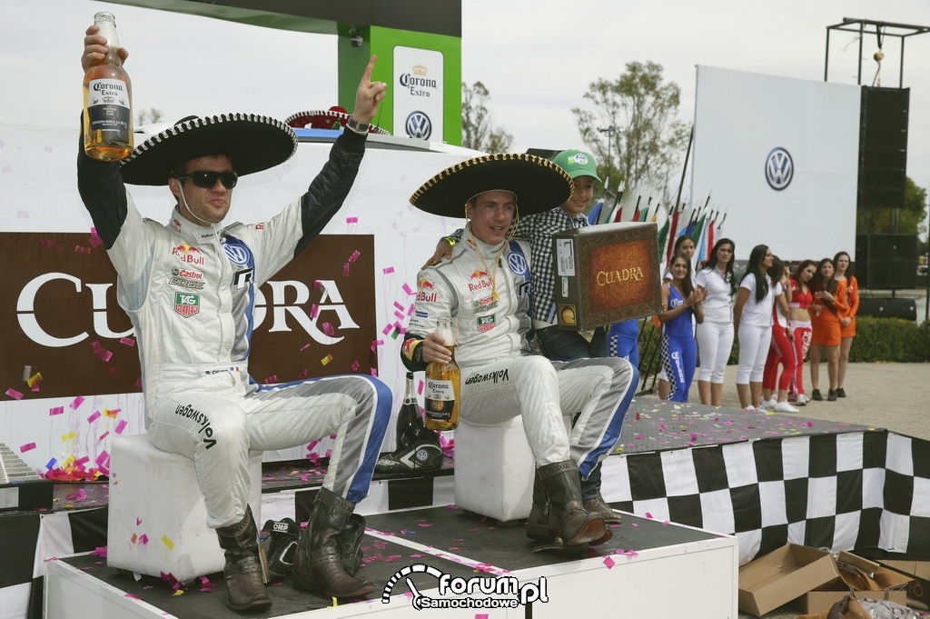 Rajd Meksyku na podium Sébastien Ogier i Julien Ingrassia