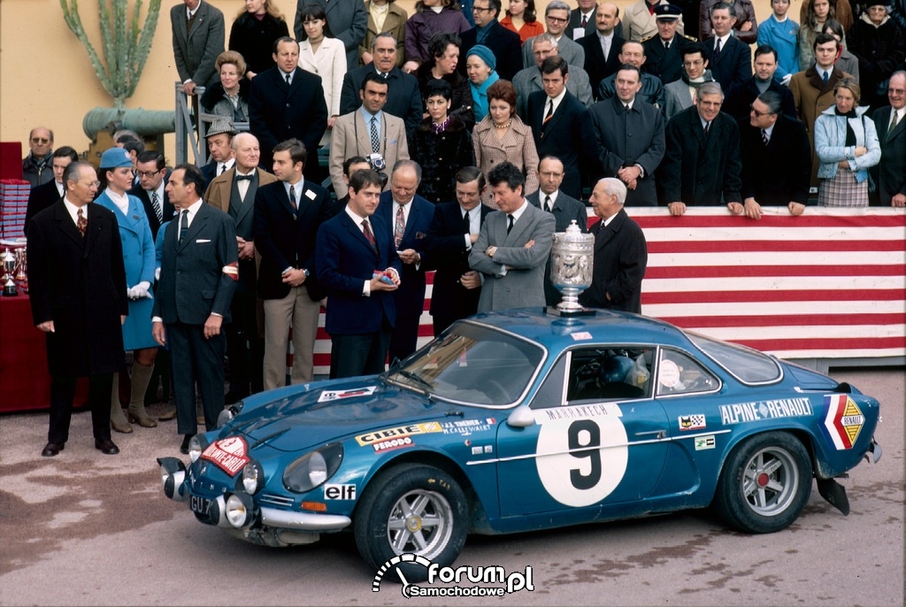 Renault Alpine A110 Rajd Monte Carlo 1971 r.