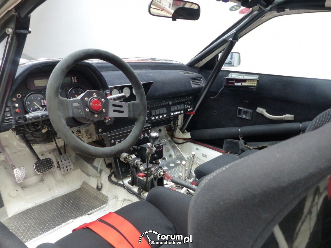 Toyota Celica ST 165, Carlos Sainz, wnętrze