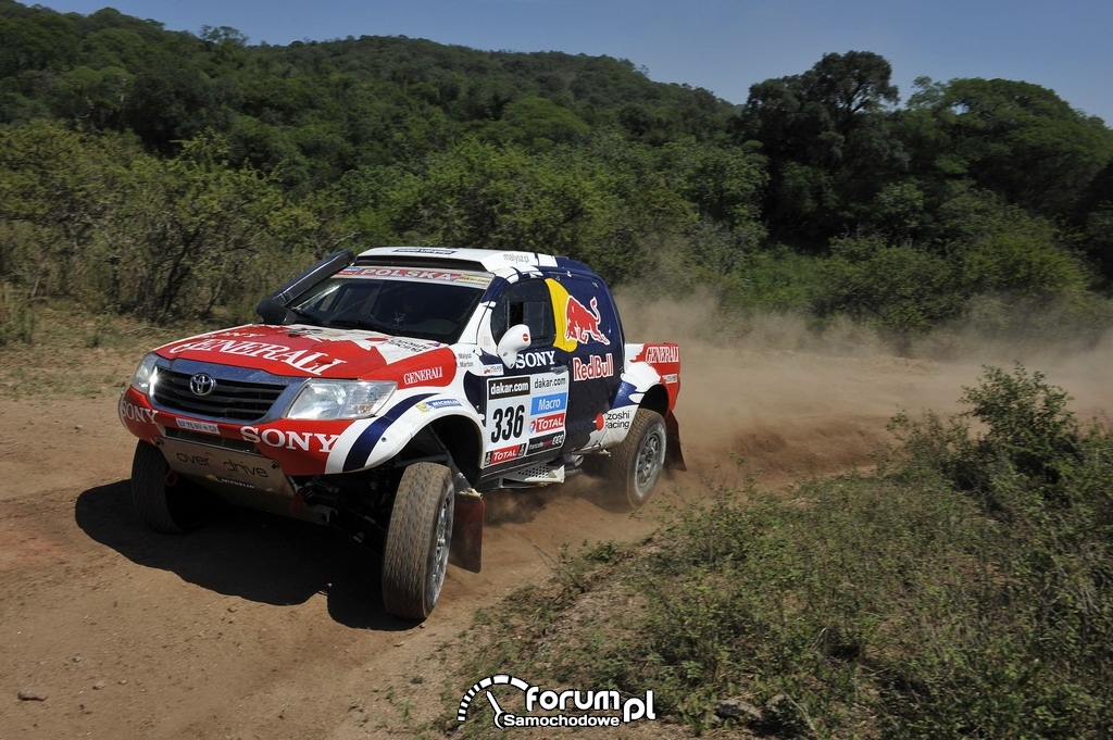Toyota Hilux w Rajdzie Dakar 2013, zespół Małysz - Marton, 6