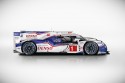 Toyota TS040 Hybrid, bolid hybrydowy, prawy bok