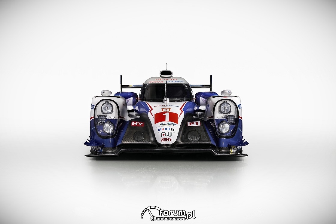 Toyota TS040 Hybrid, bolid hybrydowy, przód