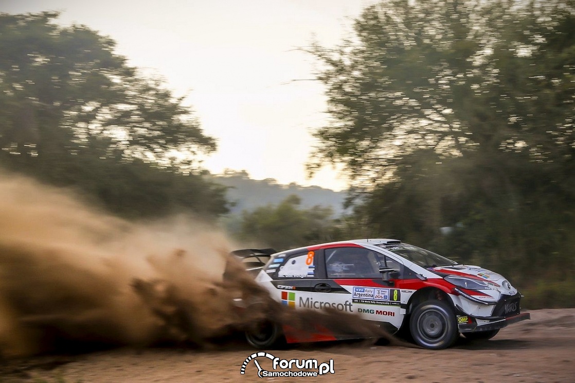 Yaris WRC, Rajd Argentyny, szutr