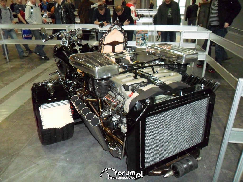Silnik w motorze trajka