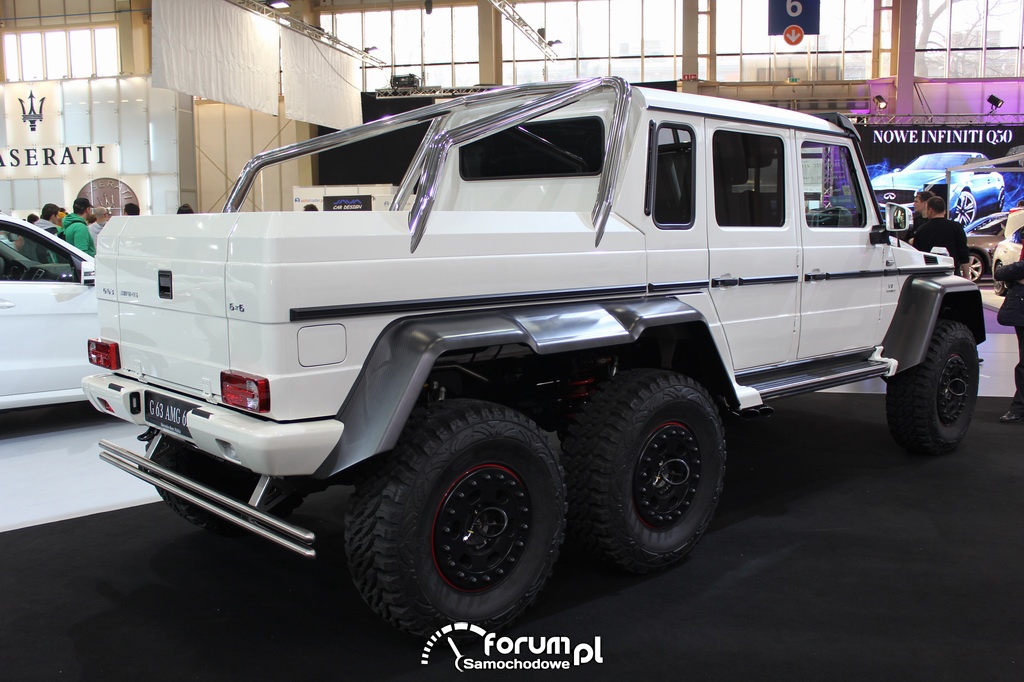 MercedesBenz klasa G 63 AMG 6x6, bok zdjęcie Motor Show