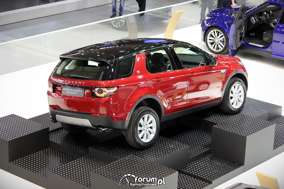 Land Rover Discovery Sport, widok z góry