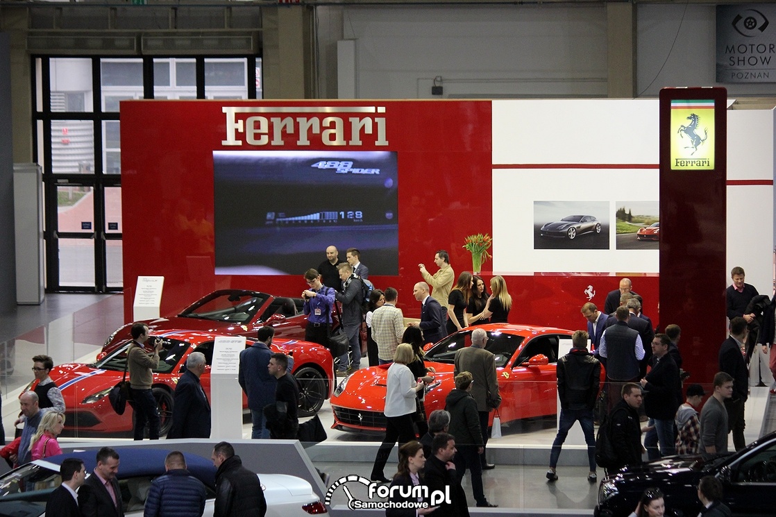 Stoisko Ferrari na targach