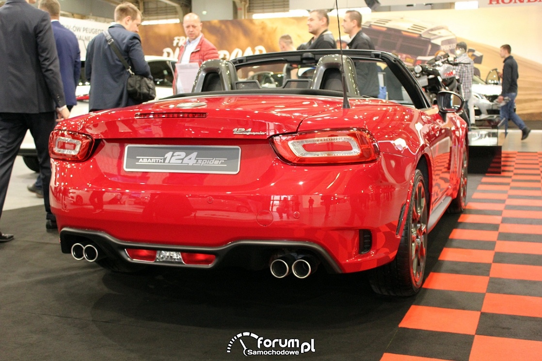 Fiat Abarth 124 Spider, tył