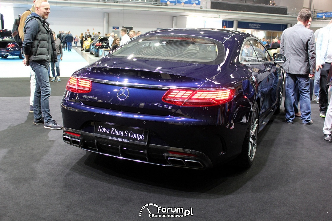 Mercedes-Benz klasa S 63 Coupe, tył