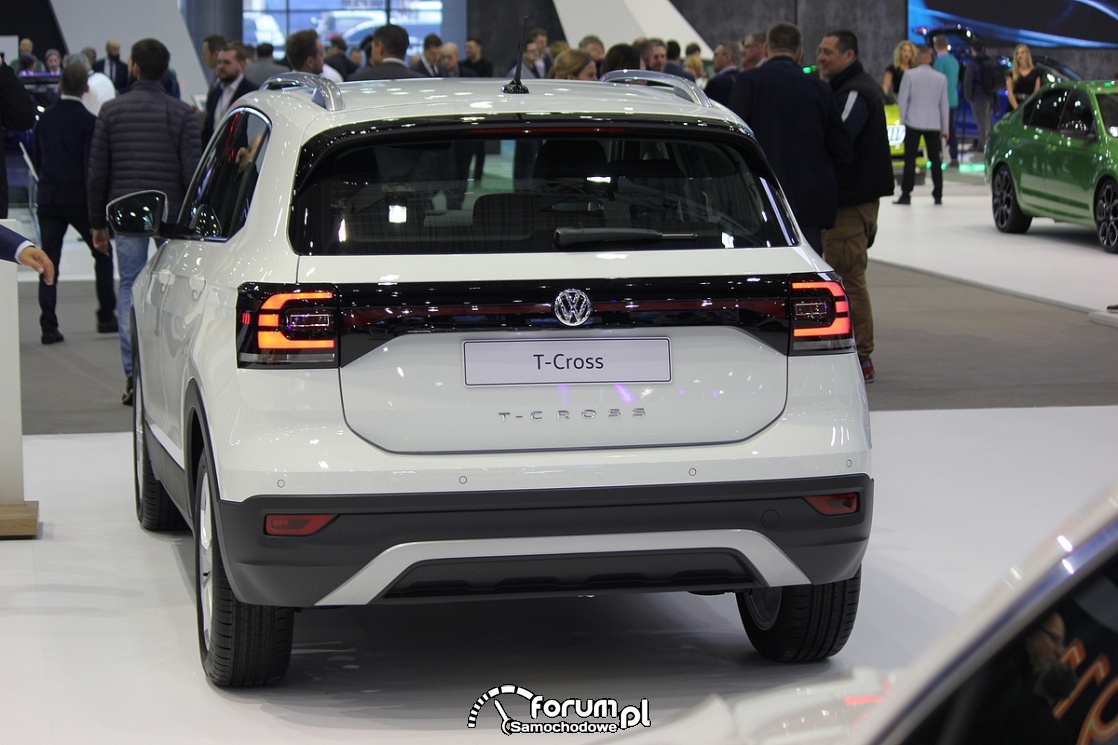 Volkswagen TCross, tył zdjęcie Motor Show 2019 Poznań