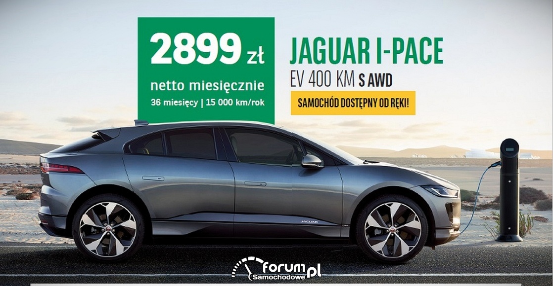 Jaguar I-Pace EV 400KM S AWD - Arval Service Lease Polska