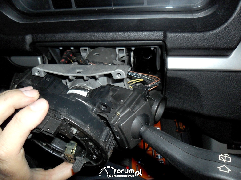 BMW X5 E53 wymiana przełącznika wycieraczek, 6