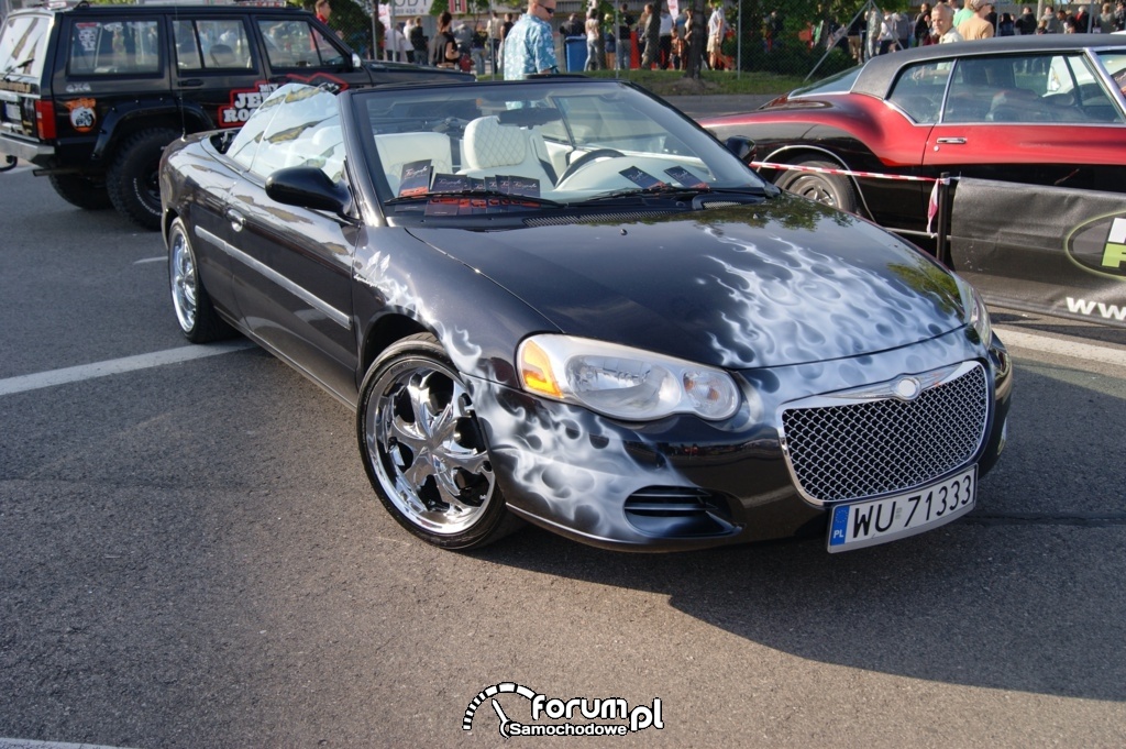 Chrysler Stratus Cabrio zdjęcie Night Power 2012 Olsztyn