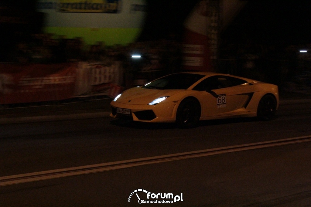 Lamborghini Gallardo, podczas wyścigu