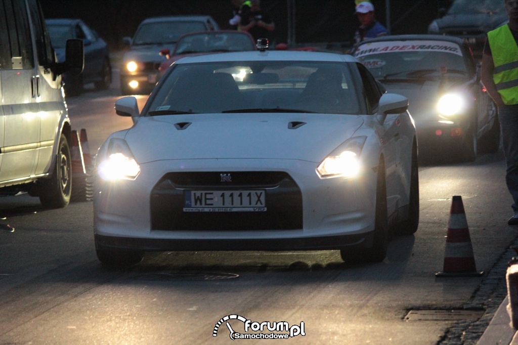 Start Nissana GTR zdjęcie Night Power GP 2013 Łomża