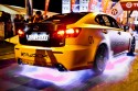 Lexus IS-F, rozgrzewanie opon przed startem